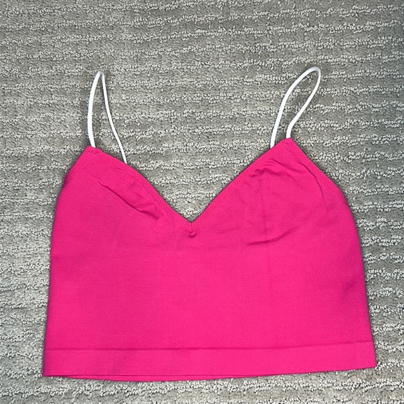 FREE PEOPLE | NWOT Sweetheart Seamless Brami in Punch Crush - Picture 2 of 3